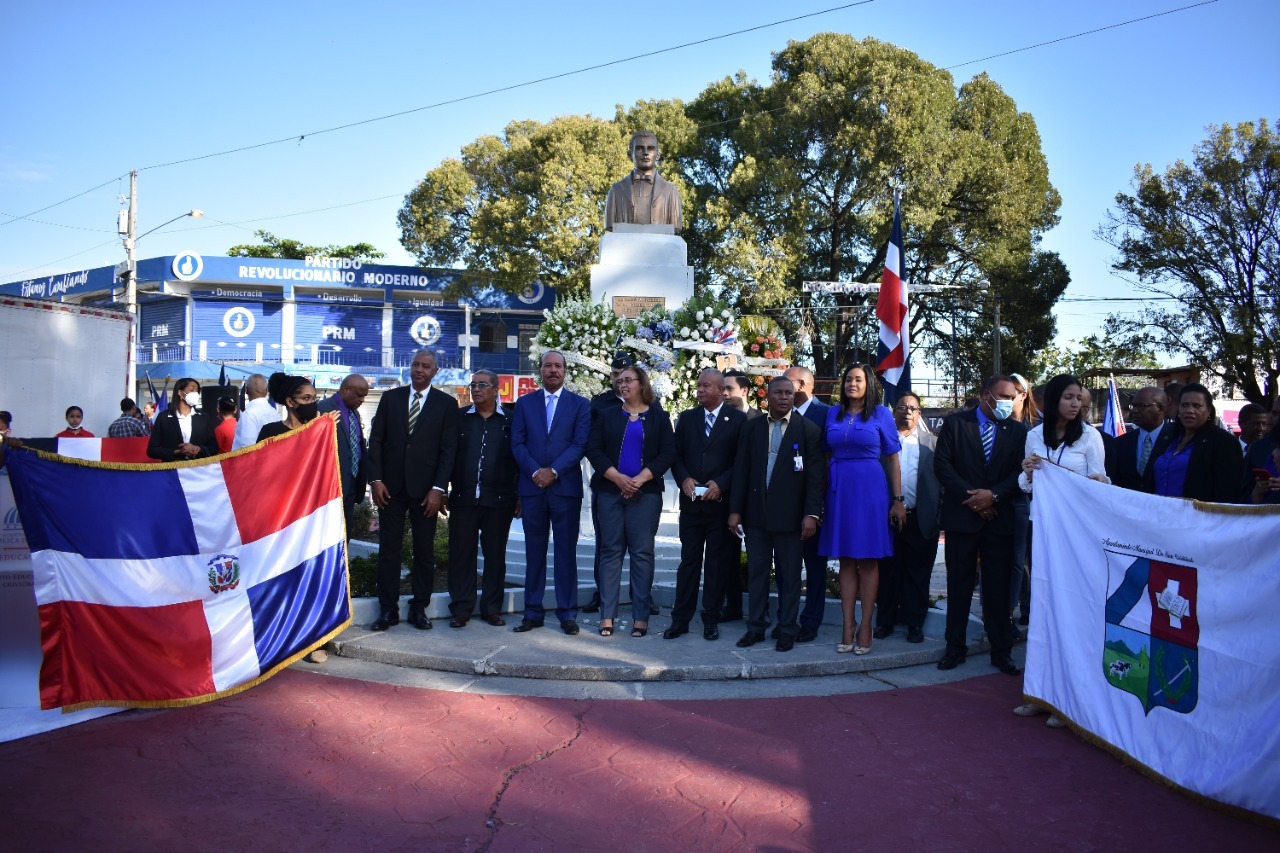 Autoridades AMSC participan actos 205 aniversario natalicio del patricio Francisco del Rosario Sánchez
